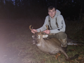 Ty Aron from Mikado bagged his 8 point in Presque Isle!