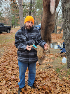 Michael Taylor from Grand Rapids bagged his 8 point in Wilber Township!