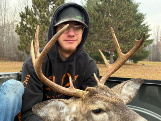 luke Ratajczak from Standish bagged a 9 point in Arenac County!