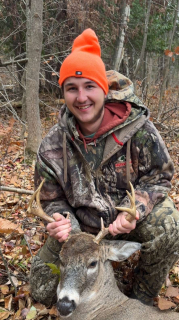 Ozzy Johnson from Tawas City bagged his 8 point in Ossineke!  Shot him 10 yards from blind 