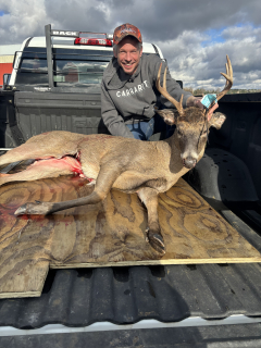 Adam Loew from Tawas City bagged his 8 point in Tawas Township!