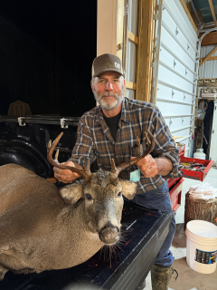 Rick Blust from Tawas City bagged his 8 point in Tawas!