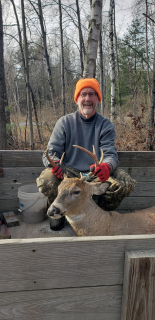 Timothy Hompstead from Bay City bagged his 8 point in Alcona County!
