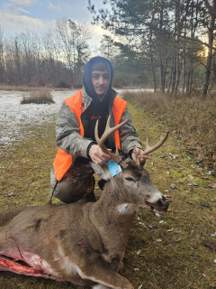 Ty Aron from Mikado bagged his8 point in Alcona County